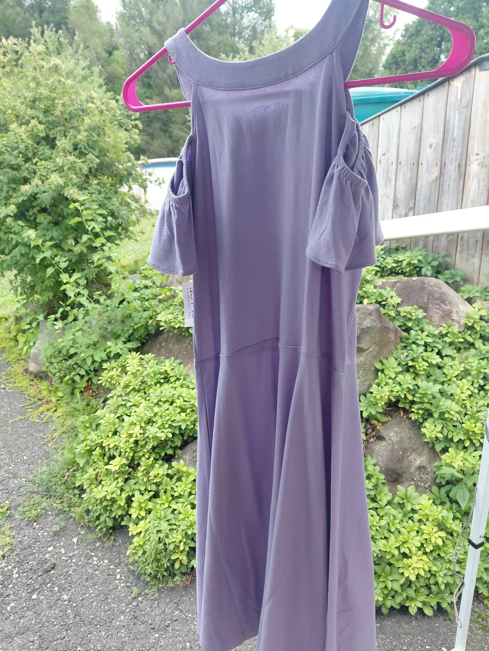 New Children's Place Lavender Purple Cold Shoulder Dress
